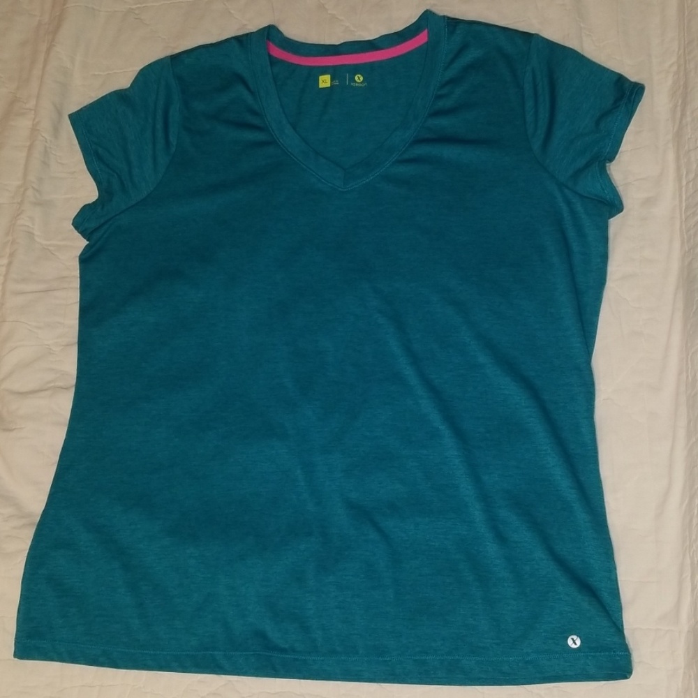 Teal, XL Xersion top.